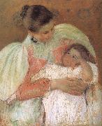 Mary Cassatt Betweenmaid with kid china oil painting reproduction